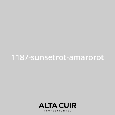 Couleur originale constructeur pour sièges et intérieur cuir 1187-sunsetrot-amarorot pour Couleurs cuir - Mercedes 